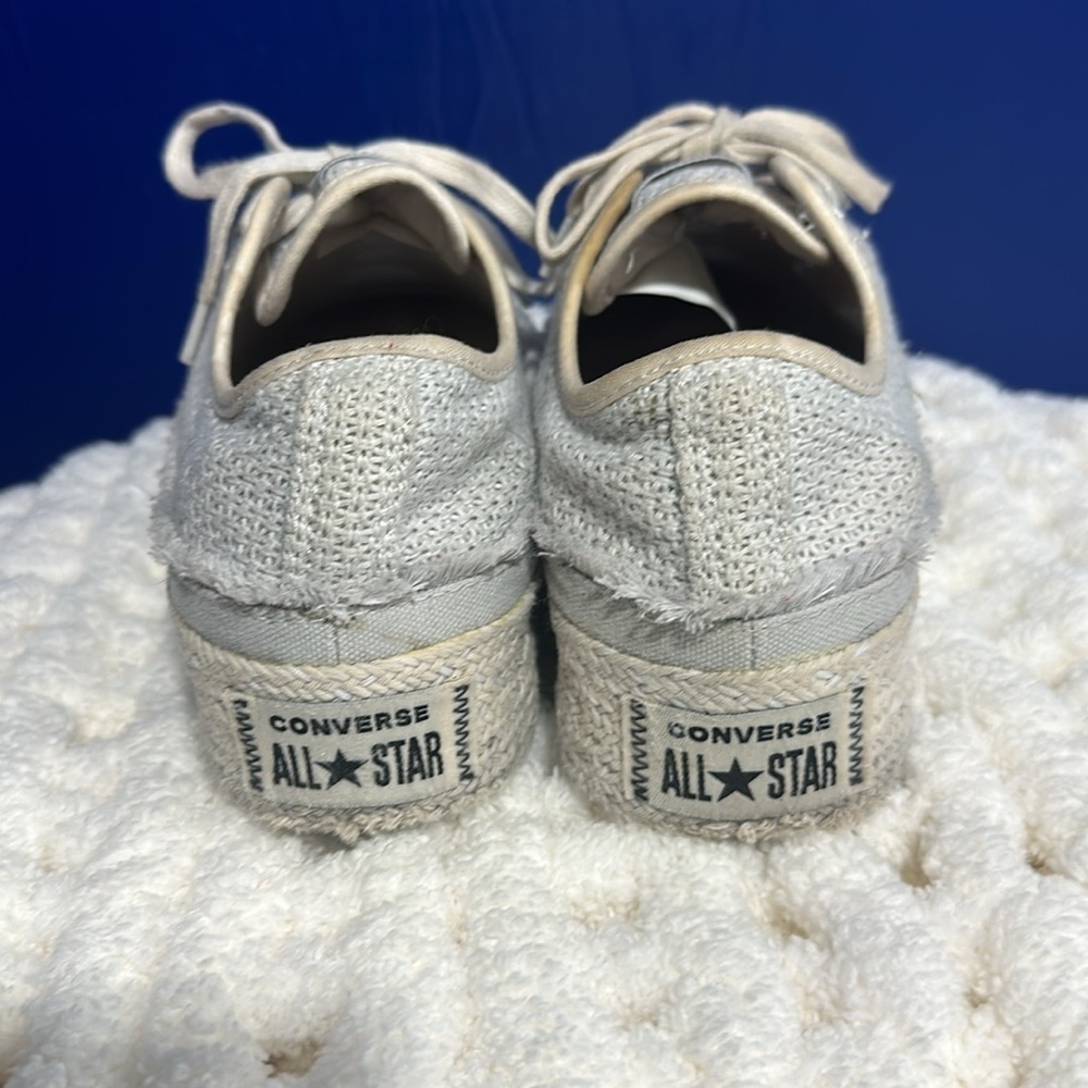 Converse Chuck Taylor Womens Low Top Platform Sneakers Mint Green Off White S 7 - Picture 7 of 9